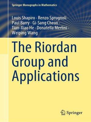 cover image of The Riordan Group and Applications